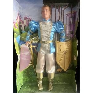 Barbie Rapunzel Ken as Prince Stefan Talking Doll NIB! 2001